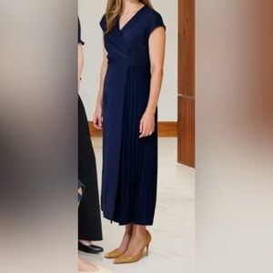 Elegant Navy Blue Women's Dress